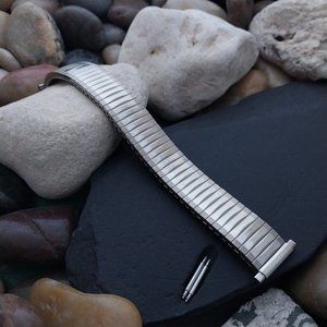 1970s JB Champion 18mm 20mm Stainless Steel Expansion nos Vintage Watch Band